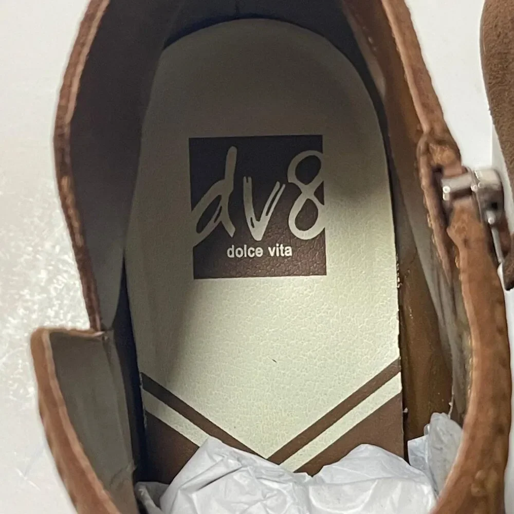 DV8 By Dolce Vita JACE Brown Ankle Bootie, NEW! Size 9